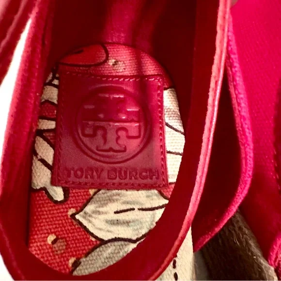 Tory Burch Red and White Espadrilles - Picture 7 of 10